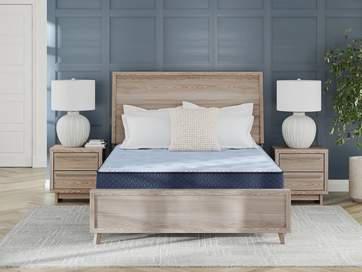 Dellyn 10 Hybrid Light Blue California King Mattress from Ashley Furniture - Luna Furniture