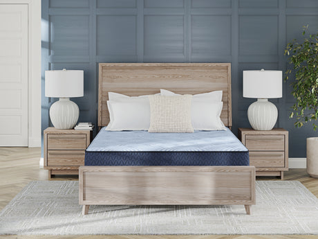 Dellyn 10 Hybrid Light Blue California King Mattress from Ashley - Luna Furniture