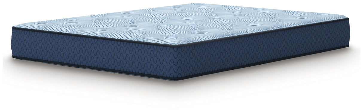 Dellyn 10 Hybrid Light Blue Twin Mattress from Ashley Furniture - Luna Furniture