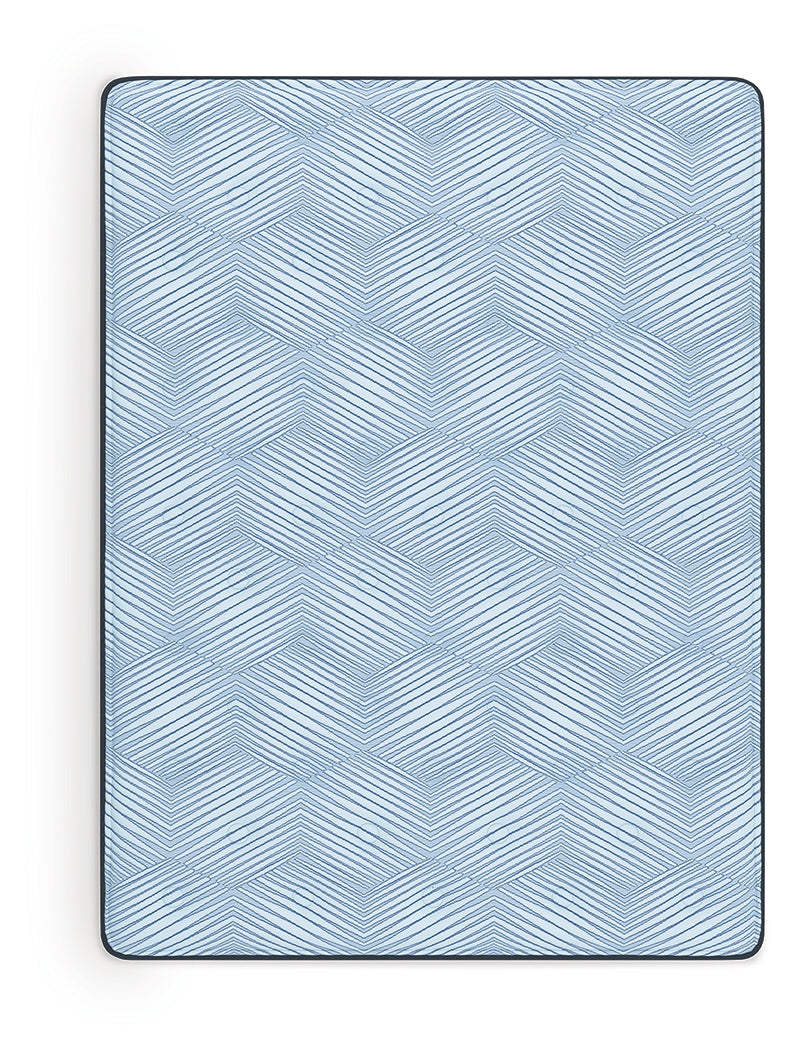 Dellyn 10 Hybrid Light Blue Twin Mattress from Ashley Furniture - Luna Furniture