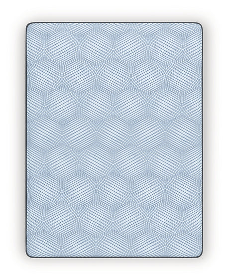 Dellyn 12 Hybrid Light Blue Queen Mattress from Ashley - Luna Furniture