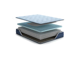 Dellyn 12 Hybrid Light Blue California King Mattress from Ashley - Luna Furniture