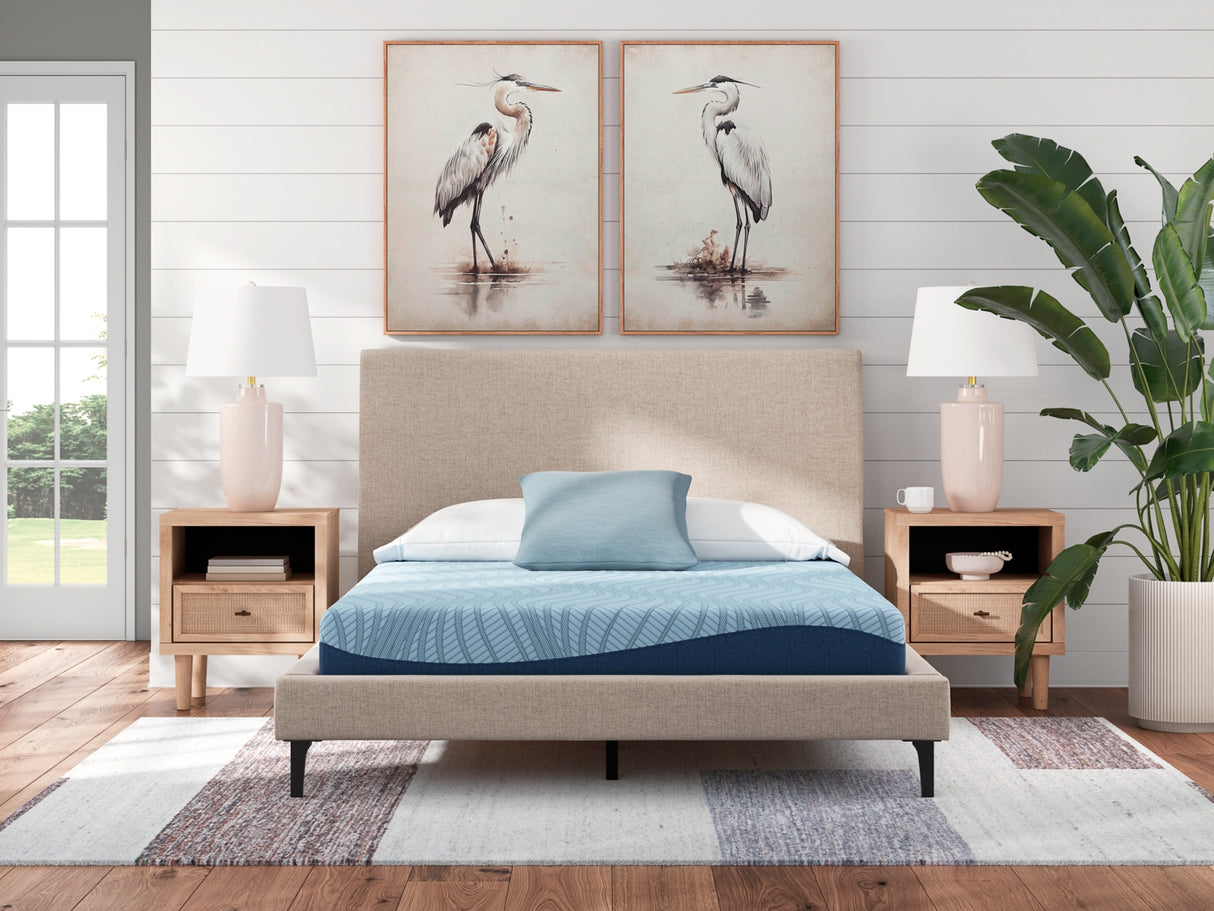 Dellyn 8 Memory Foam White Twin Mattress from Ashley - Luna Furniture