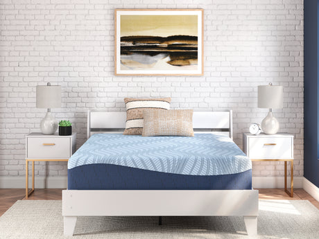 Dellyn 12 Memory Foam White Twin Mattress from Ashley - Luna Furniture