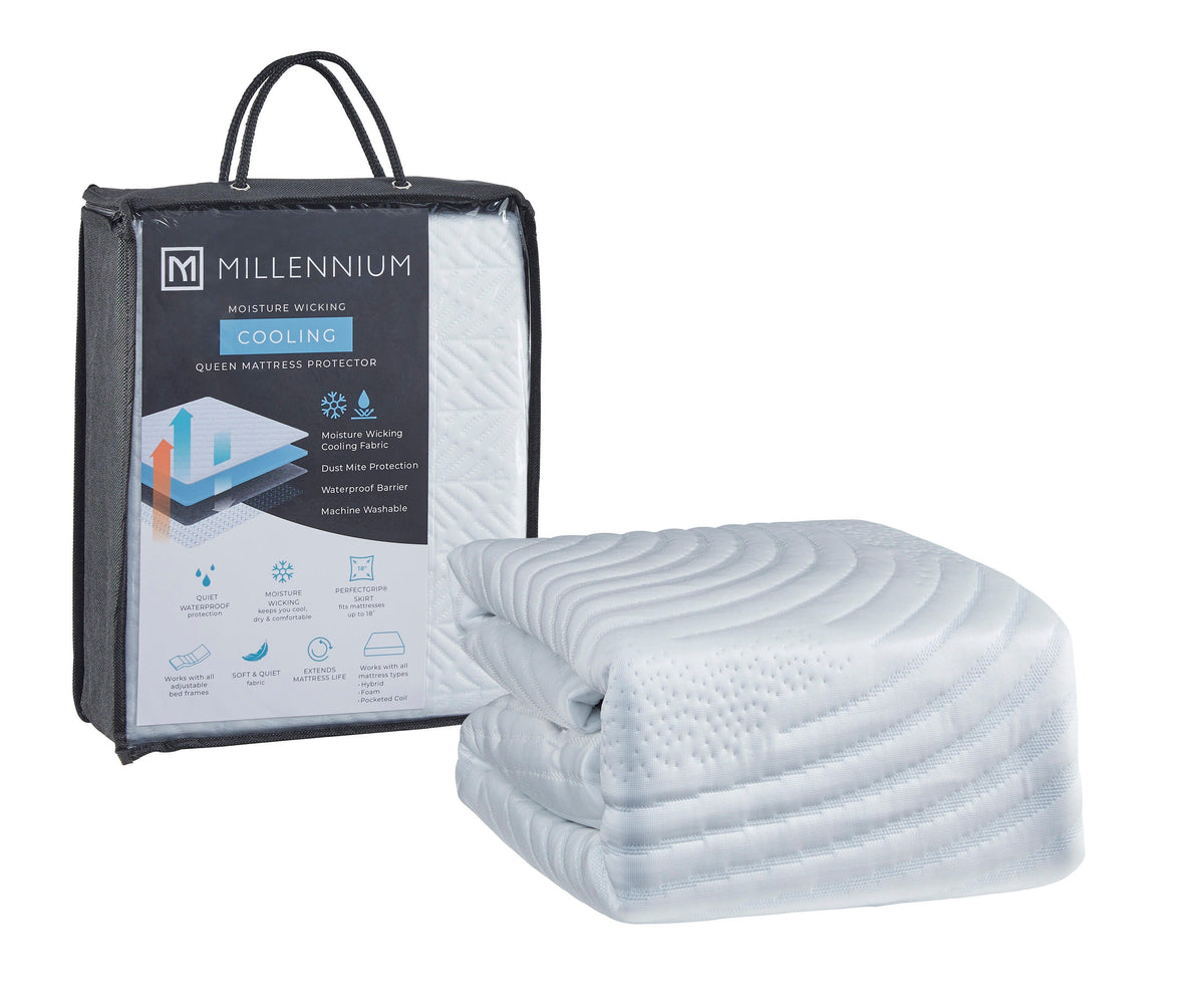 Extra Cooling Protector White Twin XL Mattress Protector from Ashley - Luna Furniture