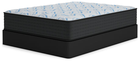 Elite Springs Firm Gray/Blue King Mattress from Ashley - Luna Furniture