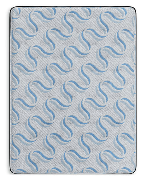 Elite Springs Firm Gray/Blue King Mattress from Ashley - Luna Furniture