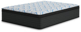 Elite Springs Plush Gray/Blue Twin Mattress from Ashley Furniture - Luna Furniture