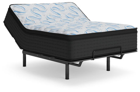 Elite Springs Plush Gray/Blue Twin Mattress from Ashley Furniture - Luna Furniture