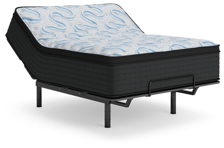 Elite Springs Plush Gray/Blue Queen Mattress from Ashley - Luna Furniture