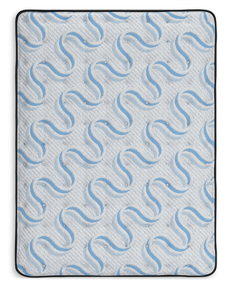 Elite Springs Plush Gray/Blue Queen Mattress from Ashley - Luna Furniture