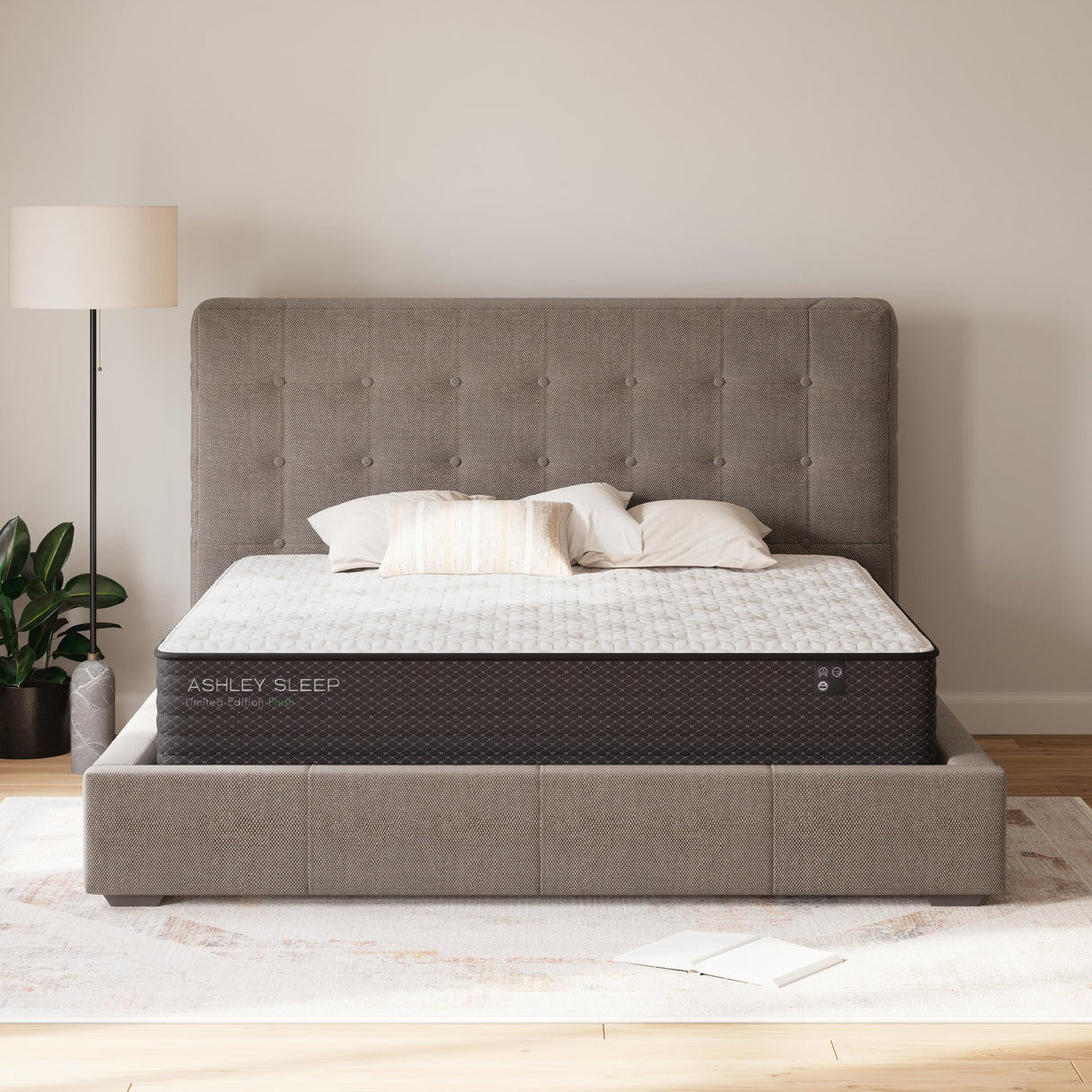 Limited Edition Plush White King Mattress from Ashley - Luna Furniture