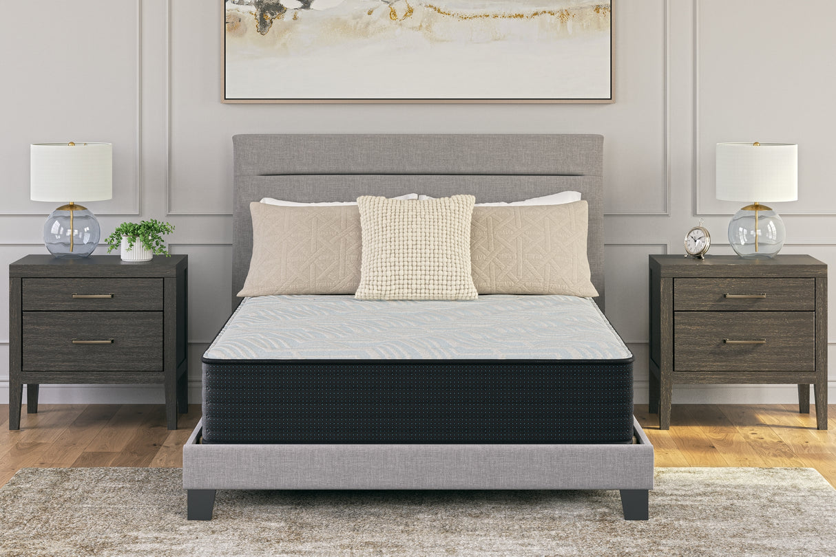 Palisades Firm Gray/Blue Twin Mattress from Ashley Furniture - Luna Furniture