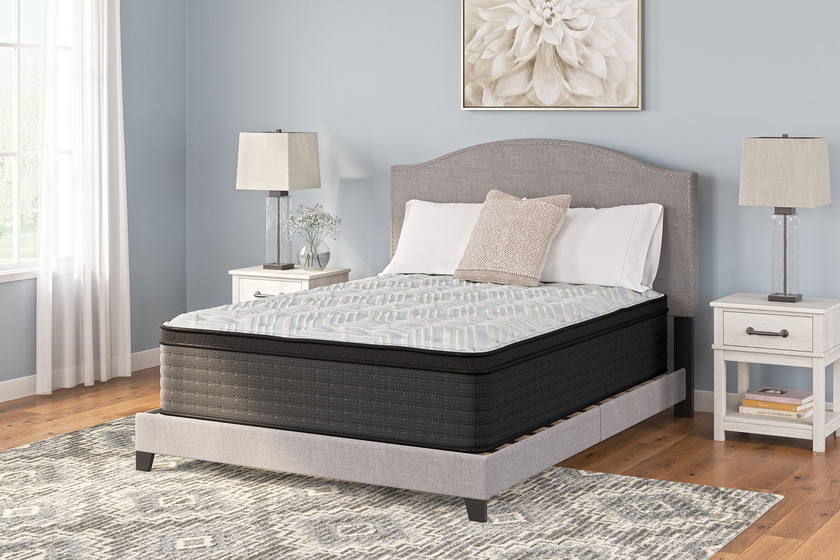 Palisades ET Gray/Blue King Mattress from Ashley Furniture - Luna Furniture