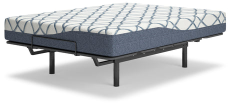 10 Inch Chime Elite 2.0 White/Blue California King Mattress from Ashley Furniture - Luna Furniture