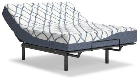 10 Inch Chime Elite 2.0 White/Blue Twin Mattress from Ashley Furniture - Luna Furniture
