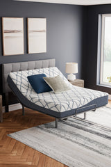 10 Inch Chime Elite 2.0 White/Blue California King Mattress from Ashley Furniture - Luna Furniture