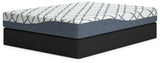 10 Inch Chime Elite 2.0 White/Blue Twin Mattress from Ashley - Luna Furniture