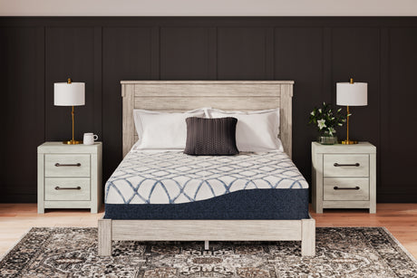 12 Inch Chime Elite 2.0 White/Blue Twin Mattress from Ashley Furniture - Luna Furniture