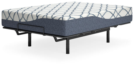 12 Inch Chime Elite 2.0 White/Blue Twin Mattress from Ashley Furniture - Luna Furniture