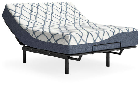 12 Inch Chime Elite 2.0 White/Blue California King Mattress from Ashley Furniture - Luna Furniture
