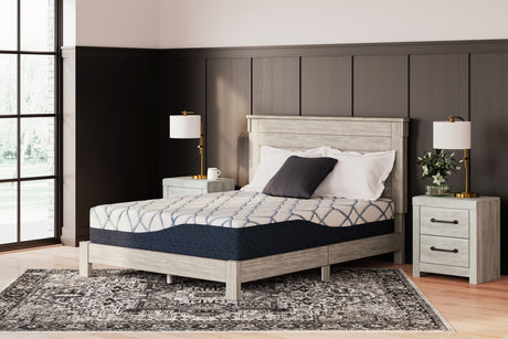 12 Inch Chime Elite 2.0 White/Blue Full Mattress from Ashley - Luna Furniture