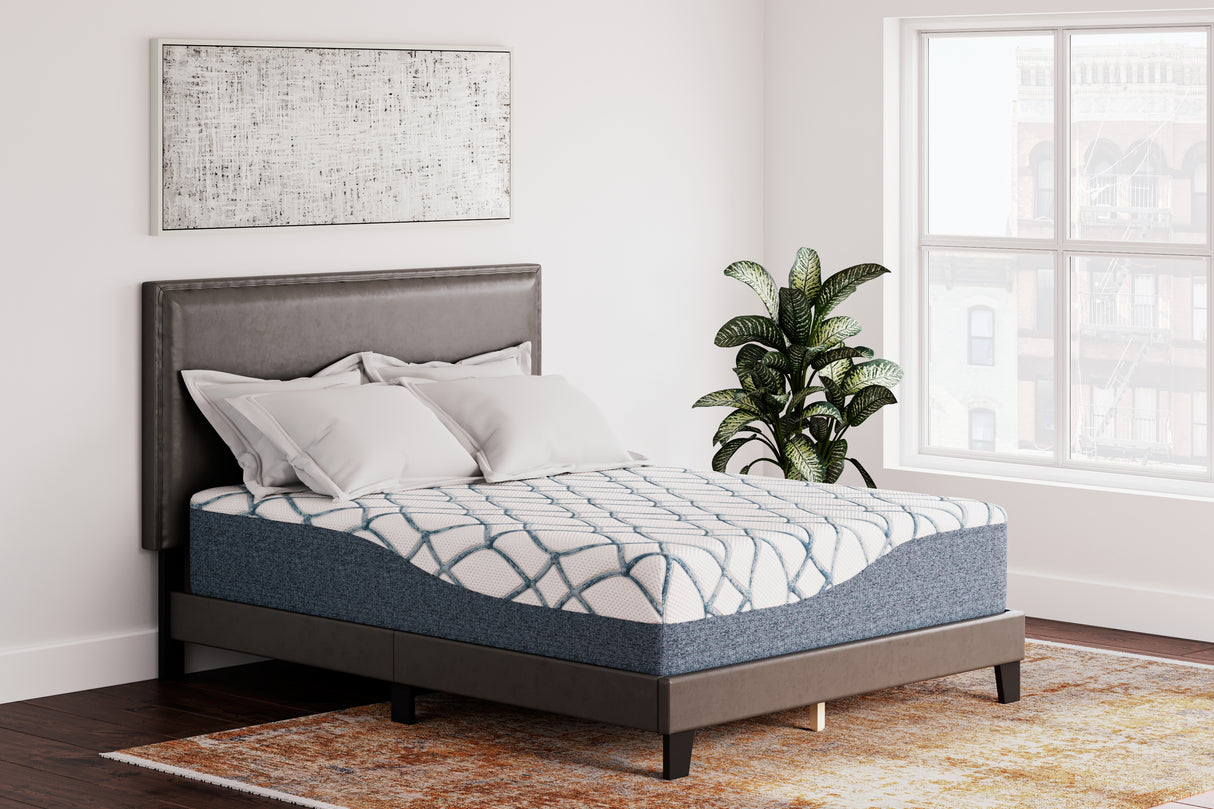 14 Inch Chime Elite 2.0 White/Blue King Mattress from Ashley - Luna Furniture