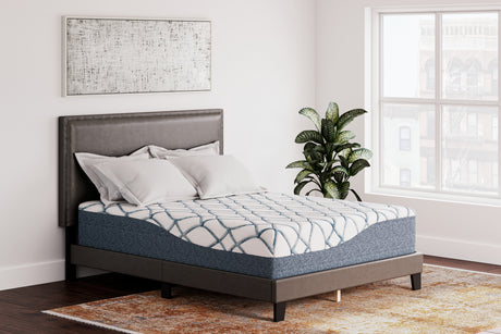 14 Inch Chime Elite 2.0 White/Blue King Mattress from Ashley Furniture - Luna Furniture