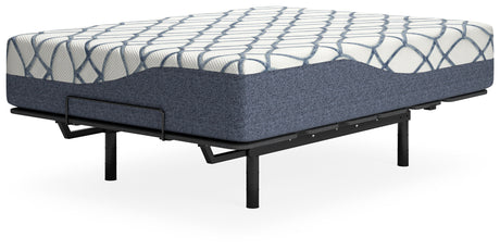 14 Inch Chime Elite 2.0 White/Blue California King Mattress from Ashley Furniture - Luna Furniture