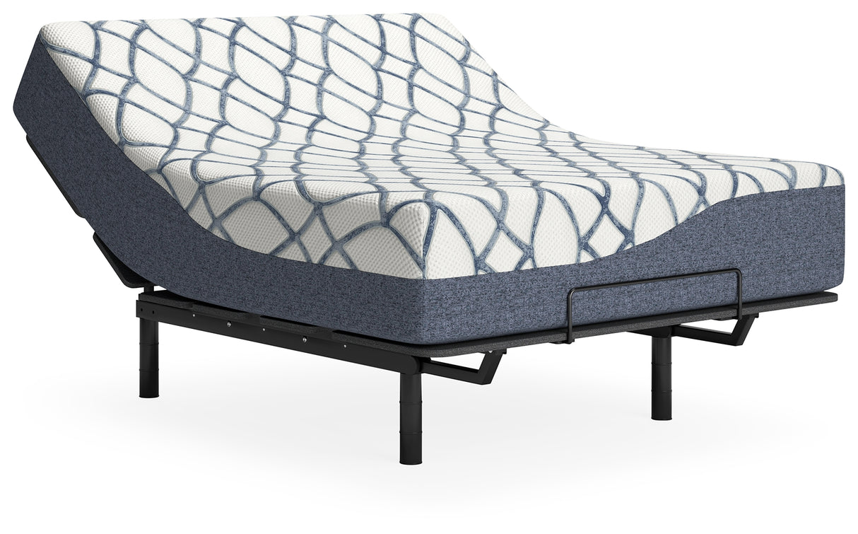 14 Inch Chime Elite 2.0 White/Blue King Mattress from Ashley - Luna Furniture