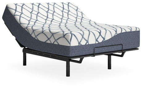 14 Inch Chime Elite 2.0 White/Blue King Mattress from Ashley Furniture - Luna Furniture