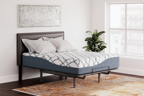 14 Inch Chime Elite 2.0 White/Blue King Mattress from Ashley Furniture - Luna Furniture