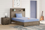 iKidz Ocean Blue Twin Mattress and Pillow from Ashley - Luna Furniture