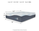 Millennium Luxury Gel Memory Foam White King Mattress from Ashley - Luna Furniture