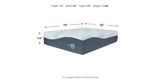 Millennium Cushion Firm Gel Memory Foam Hybrid White King Mattress from Ashley Furniture - Luna Furniture