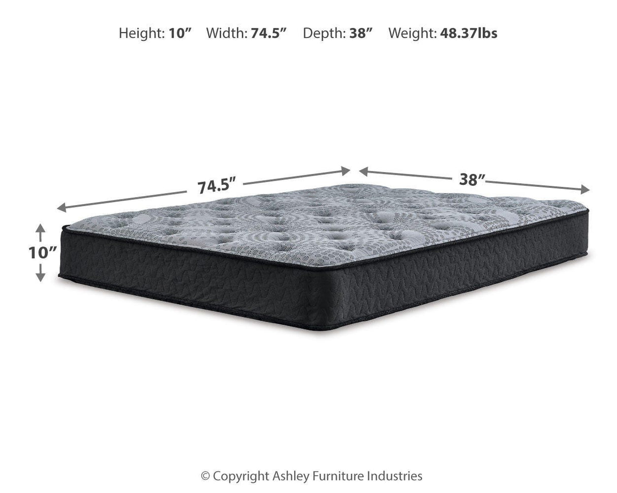 Comfort Plus Gray Queen Mattress from Ashley - Luna Furniture