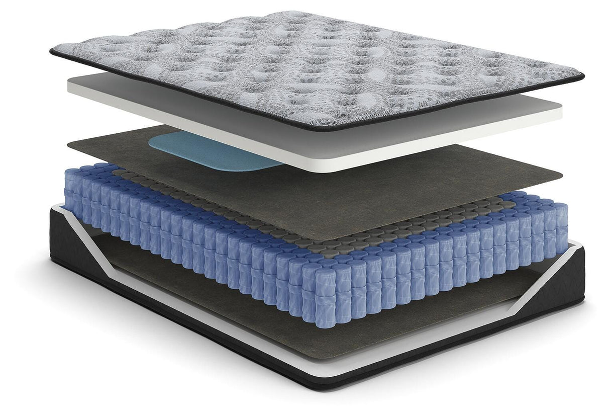 Comfort Plus Gray Queen Mattress from Ashley Furniture - Luna Furniture