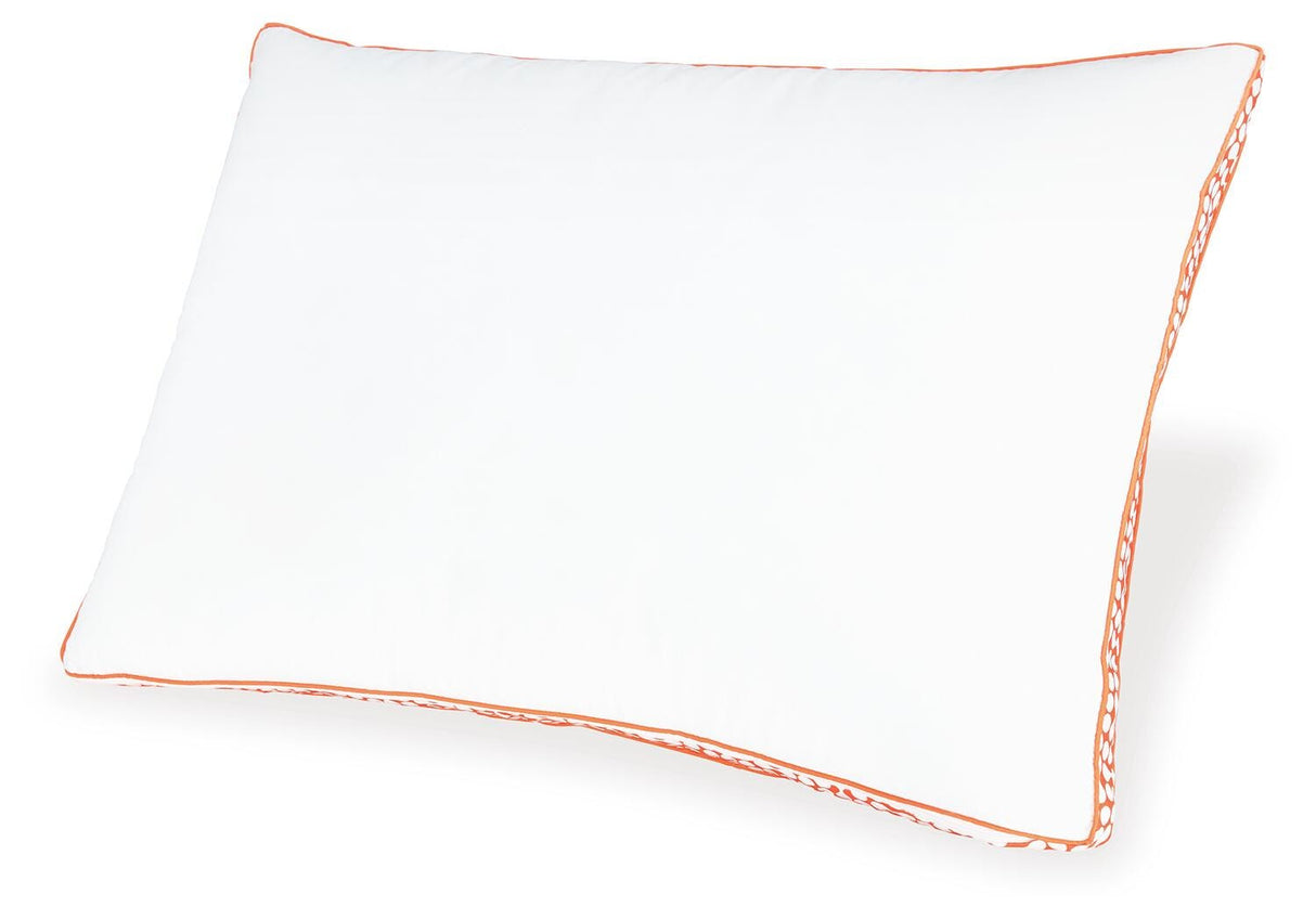 Zephyr 2.0 White/Orange 3-in-1 Pillow from Ashley - Luna Furniture