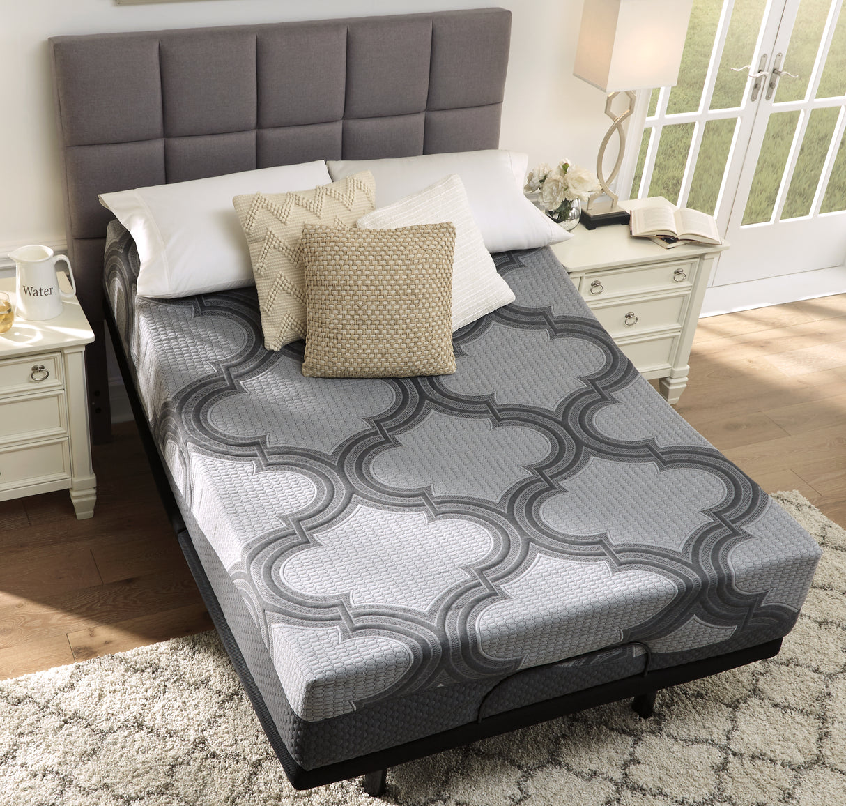 1100 Series Gray Twin XL Mattress from Ashley - Luna Furniture