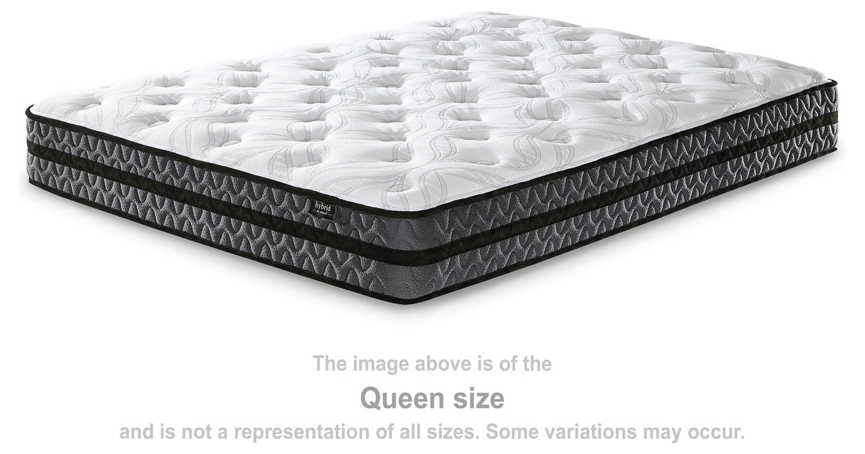 10 Inch Pocketed Hybrid White King Mattress from Ashley Furniture - Luna Furniture