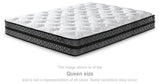 10 Inch Pocketed Hybrid White King Mattress from Ashley Furniture - Luna Furniture
