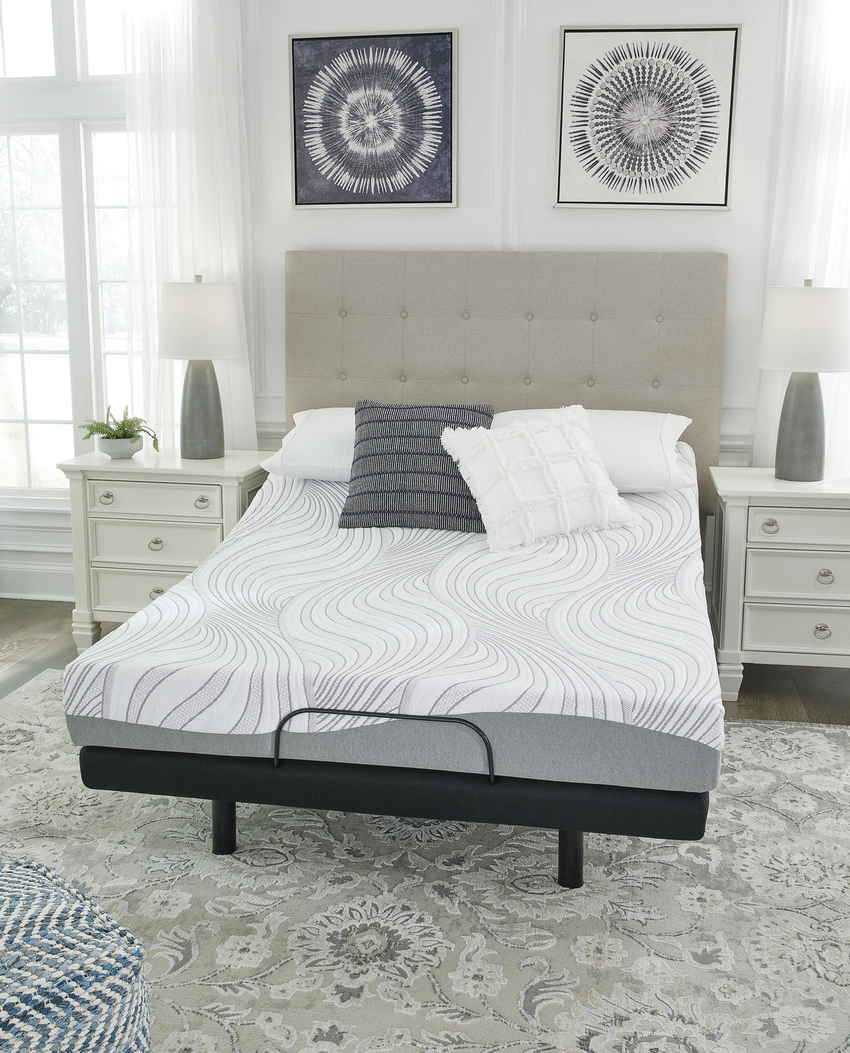 8 Inch Memory Foam White California King Mattress from Ashley - Luna Furniture