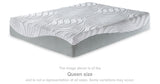 12 Inch Memory Foam White Twin Mattress from Ashley - Luna Furniture