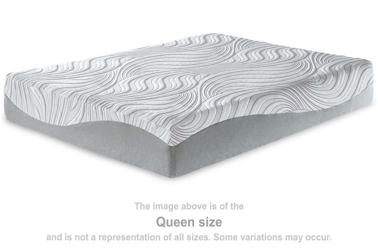 8 Inch Bonnell Hybrid White Twin Mattress from Ashley Furniture - Luna Furniture