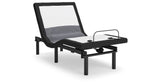 Best Base with Lumbar and Audio Charcoal Gray Twin XL Adjustable Base from Ashley - Luna Furniture