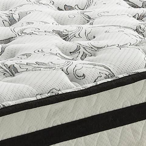 8 Inch Chime Innerspring White Full Mattress in a Box from Ashley - Luna Furniture