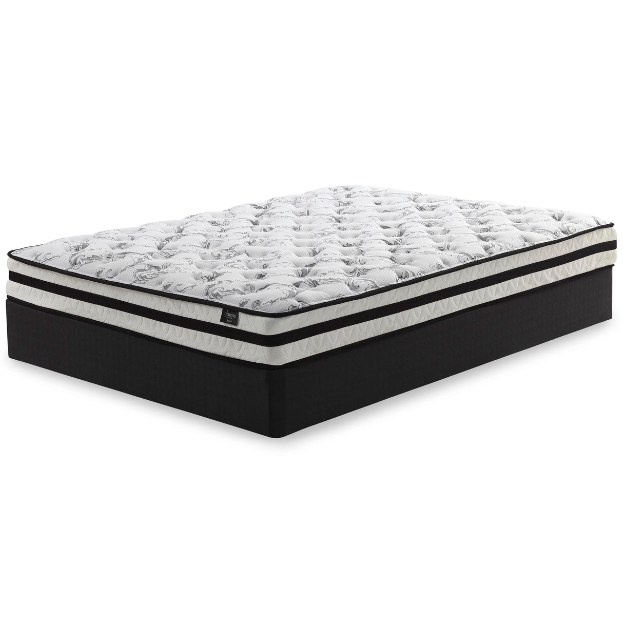 8 Inch Chime Innerspring White Queen Mattress in a Box from Ashley - Luna Furniture