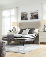 8 Inch Chime Innerspring White King Mattress in a Box from Ashley - Luna Furniture