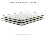 Socalle Twin Platform Bed with Mattress in Light Natural from Ashley - Luna Furniture