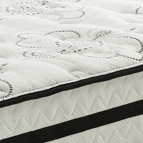 Ashley Chime 10 Inch Hybrid White Queen Mattress in a Box – Luna